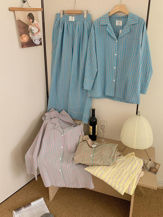 独家25最新❗️Home Pique睡衣套装合集❗️日本家居品牌⚠️居家服绝对是第一名 这波花色我真的爱了❗️  正品授权⚠️官网同款800+  多色可选🌈版型宽松，全家都能入👏 商品图2