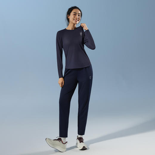 长袖9代+针织长裤9代  吸湿速干 长袖汗不显科技 裤子后腰防汗手机仓 户外跑步 商品图2