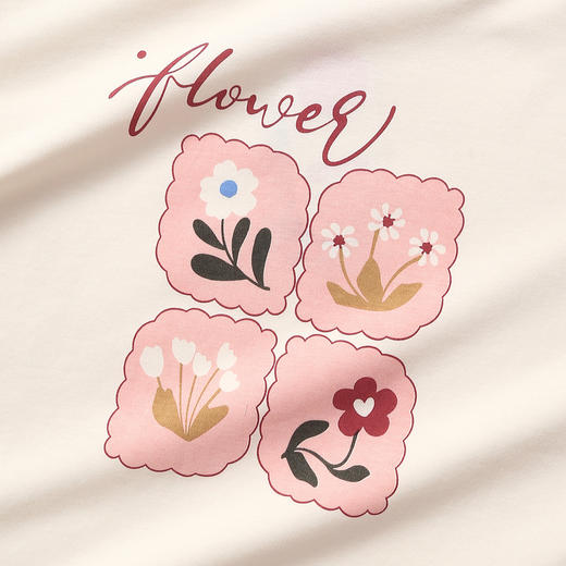 芬腾女士纯棉睡衣春秋季抗静电长袖套装女款休闲可外穿全棉家居服 商品图3