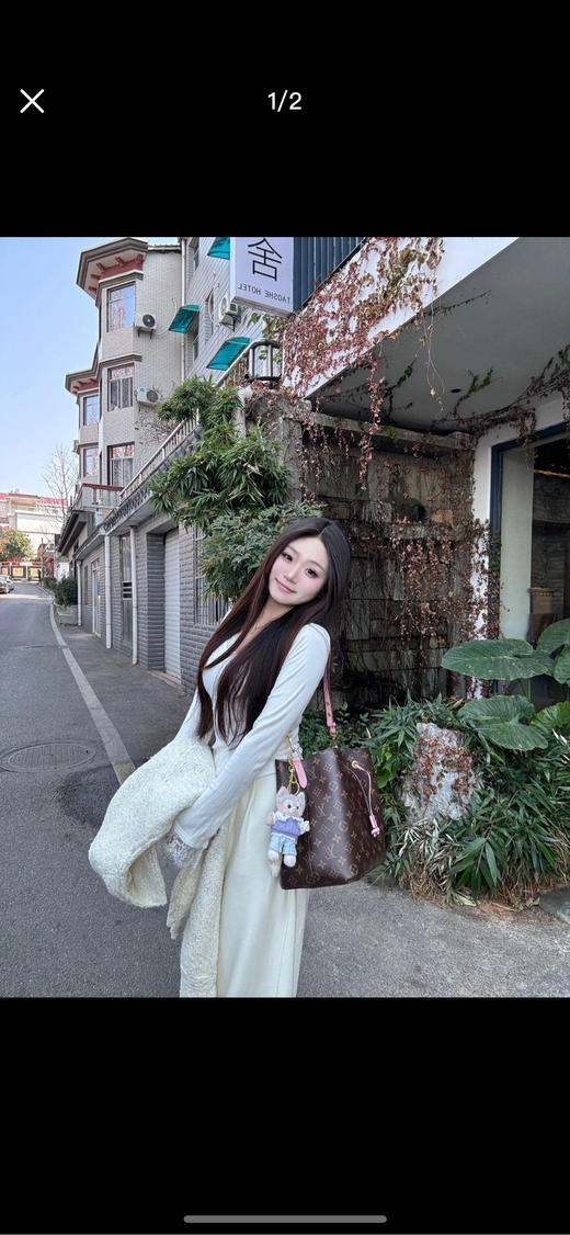 LV 水桶 粉色 斜挎包 商品图2