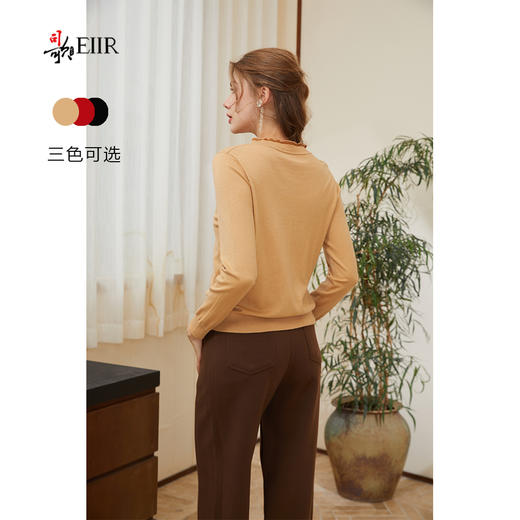 司歌套头毛衣长袖女秋冬修身百搭G90G2625 商品图3