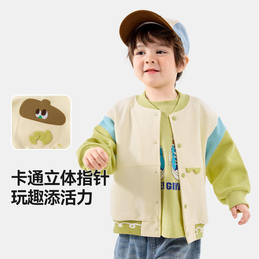 宝宝秋季棒球服外套嘟嘟家儿童立体卡通衣服男童女童上衣新款童装 商品图1