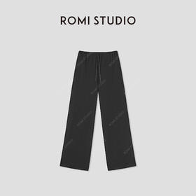 ROMI STUDIO“率性简约”日本进口针织褶皱慵懒感休闲裤 RWBWXH1630【现货】