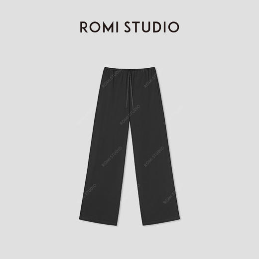 ROMI STUDIO“率性简约”日本进口针织褶皱慵懒感休闲裤 RWBWXH1630【现货】 商品图0