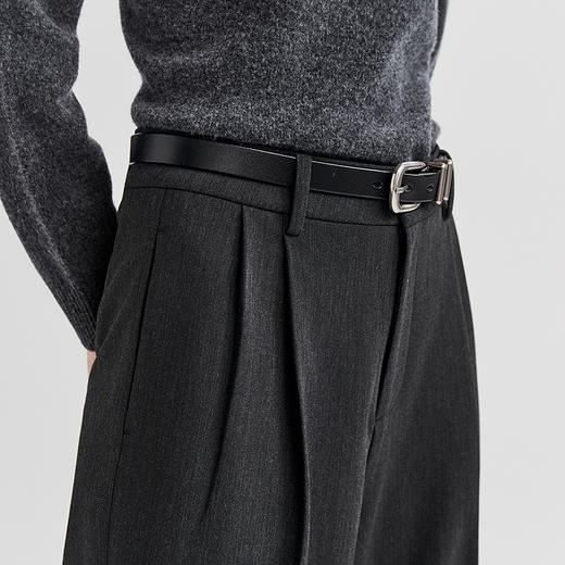 棉仓366618027-设计感西装阔腿裤上新 商品图3