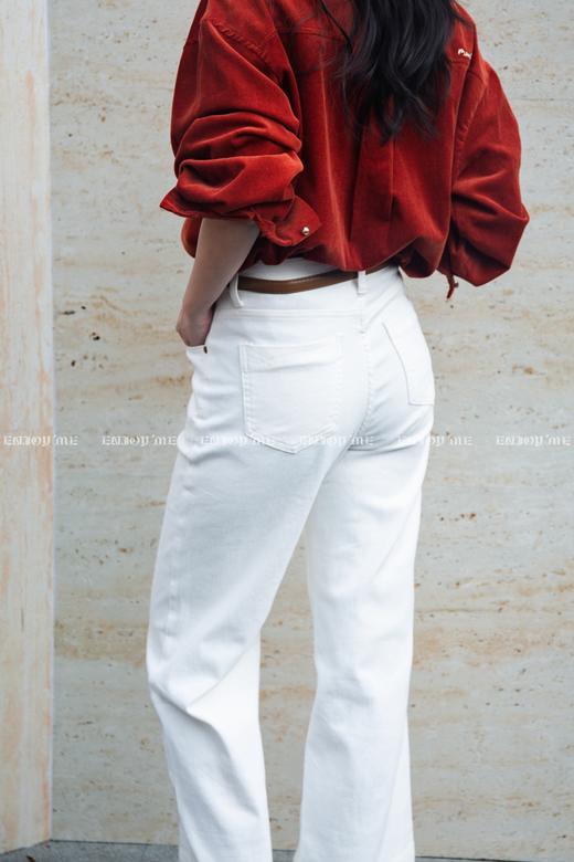 【门店同款】ENJOY冬季百搭直筒牛仔裤 167145498 商品图5