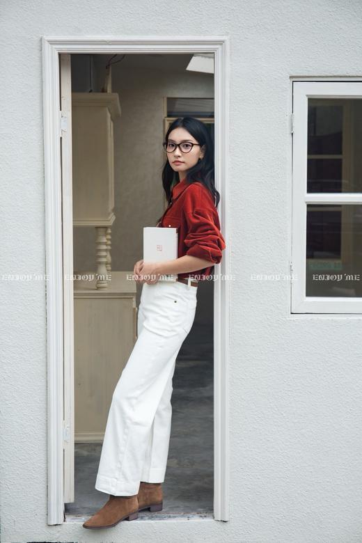 【门店同款】ENJOY冬季百搭直筒牛仔裤 167145498 商品图3