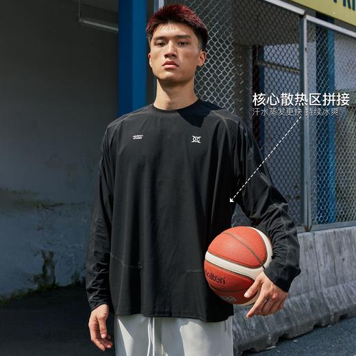 录士LUSHISI线录速干训练HC系列投篮服篮球专业运动健身休闲长袖 商品图3