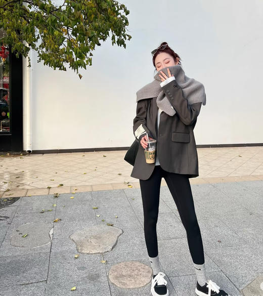 老米优品🎈3-5天发！微压显瘦，无敌裤型！《miu系华浮高棉芭比分段收压 美腿打底裤 250g》高弹，加厚，保暖！天然环保敏感婴儿肌可穿~ 商品图12