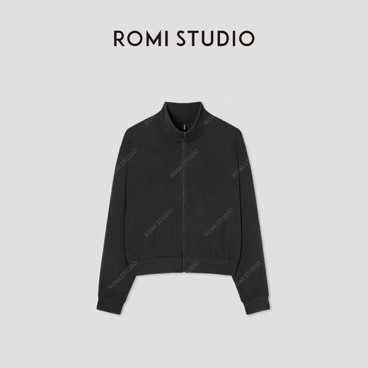 ROMI STUDIO“率性简约”日本进口针织箱型立领舒适外套 RWBWWH1629【现货】 商品图1
