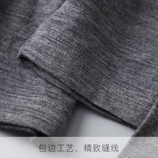 雀说 【柔软不扎】秋冬100%超细羊毛男士保暖内衣套装NY-020 商品图1