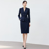 IWY/高级感藏青色西装套裙女气质酒店经理前台工作服商务职业装25CS8120 商品缩略图1