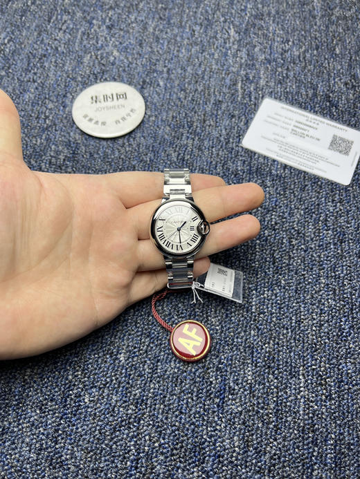 AF卡地亚蓝气球系列 中号33mm 罗马面 女士腕表 商品图8