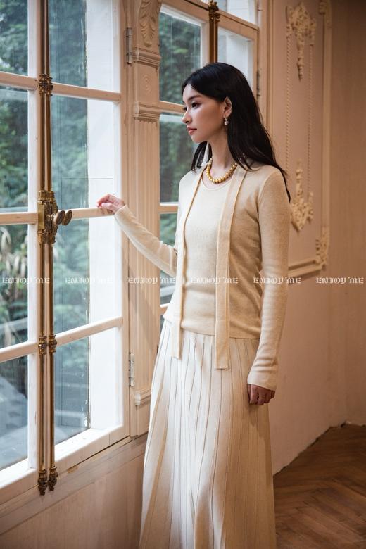 【门店同款】ENJOY冬季“暖冬知性”百搭百褶半裙 166893769 商品图1