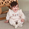 【无骨超柔！三层保暖公主风】女宝宝夹棉连体衣秋冬季保暖婴幼儿可爱公主风哈衣空气层爬爬服。hb 商品缩略图5