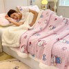 秋冬季【加厚卡通风学生宿舍家用牛奶绒多功能毛毯午睡毯沙发盖毯 商品缩略图14