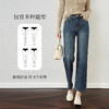 OLrain欧芮儿2025新款女秋季高腰显瘦小直筒裤百搭烟管裤牛仔长裤 商品缩略图1