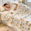 秋冬季【加厚卡通风学生宿舍家用牛奶绒多功能毛毯午睡毯沙发盖毯 商品缩略图7