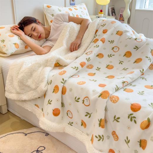 秋冬季【加厚卡通风学生宿舍家用牛奶绒多功能毛毯午睡毯沙发盖毯 商品图7