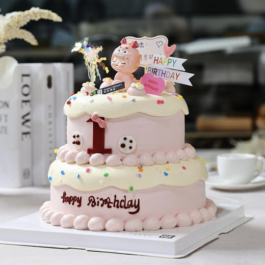 女款龙宝蛋糕，适合白天，周岁的一款 商品图0