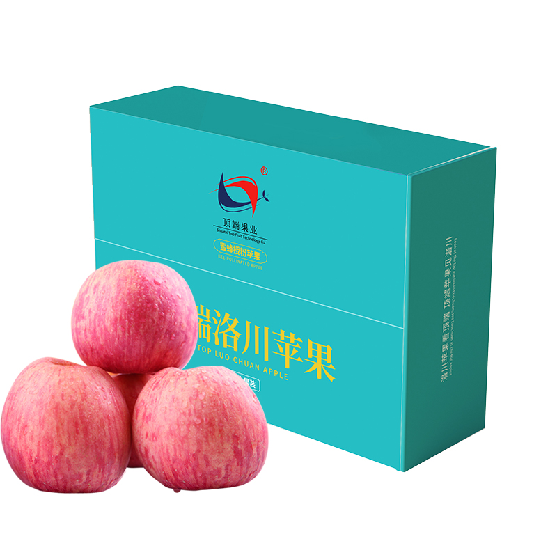 【惊喜试吃】顶端果业陕西延安洛川红富士苹果6枚大果惊喜试吃装