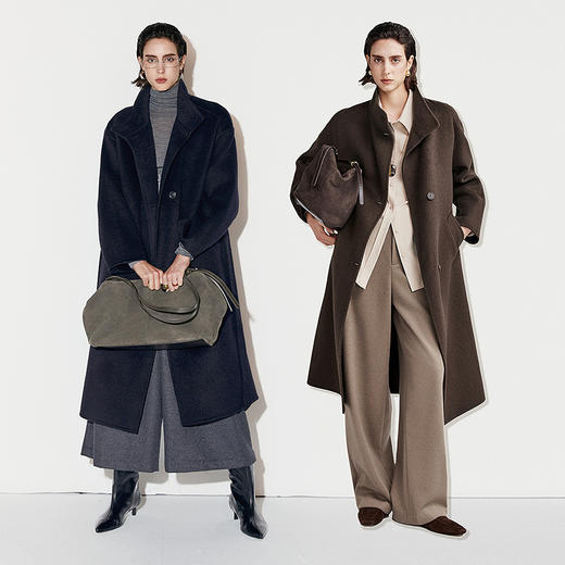 棉仓367666007-气质立领长款双面呢 商品图4