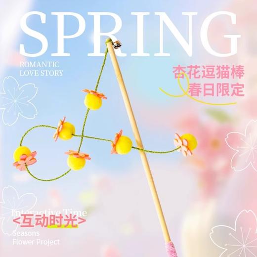 柿子毛球逗猫棒 带铃铛 猫咪玩具批发 商品图5