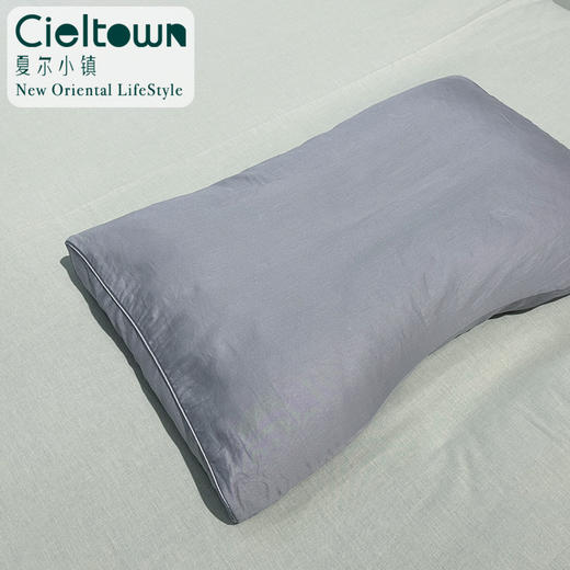 Cieltown/夏尔小镇【熟睡系列】帕斯塔玛格绿/雅韵灰分区软管枕 商品图3