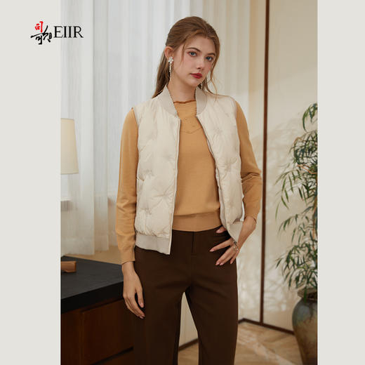 司歌马甲外套秋冬拉链女保暖休闲Y901172X 商品图0