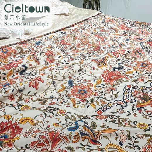 Cieltown/夏尔小镇凤鸟细语春秋被 商品图1