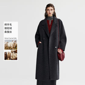 棉仓367666003-老钱感大翻领中款双面呢