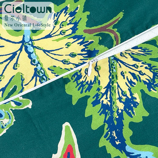 Cieltown/夏尔小镇【熟睡系列】帕斯塔玛格绿/雅韵灰分区软管枕 商品图2