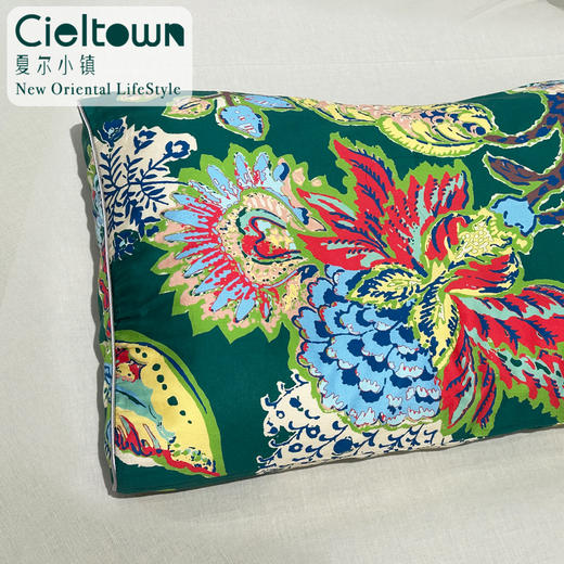 Cieltown/夏尔小镇【熟睡系列】帕斯塔玛格绿/雅韵灰分区软管枕 商品图4