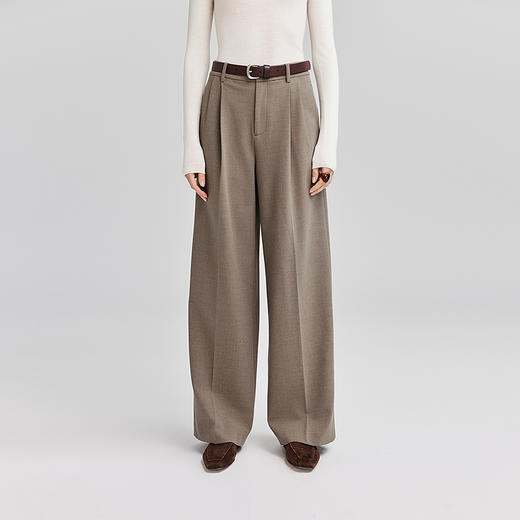 棉仓366618027-设计感西装阔腿裤上新 商品图0