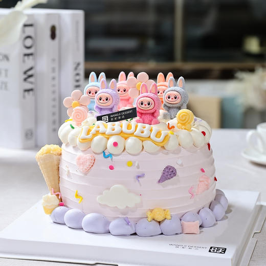 人气拉布布儿童派对蛋糕|，宝宝生日甜品首选 商品图0