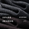 棉仓366605029-羊毛撞色亨利领假两件针织衫 商品缩略图2