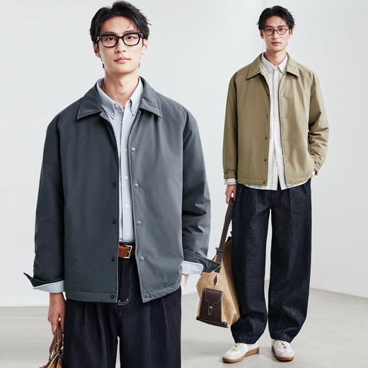 棉仓367815026-酵醒棉三防立领鹅绒面包羽绒服 商品图4