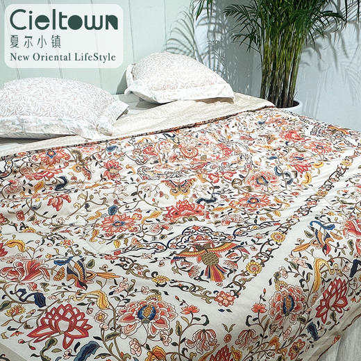 Cieltown/夏尔小镇凤鸟细语春秋被 商品图0