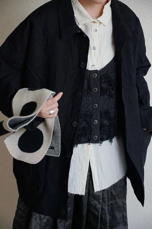 Album di famiglia U4244褶皱肌理外套 商品图11