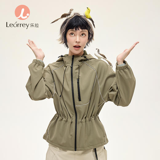 Leorrey/乐拉长款宽松H版型耐磨耐造拒水防护秋冬运动外套WT0305 商品图0