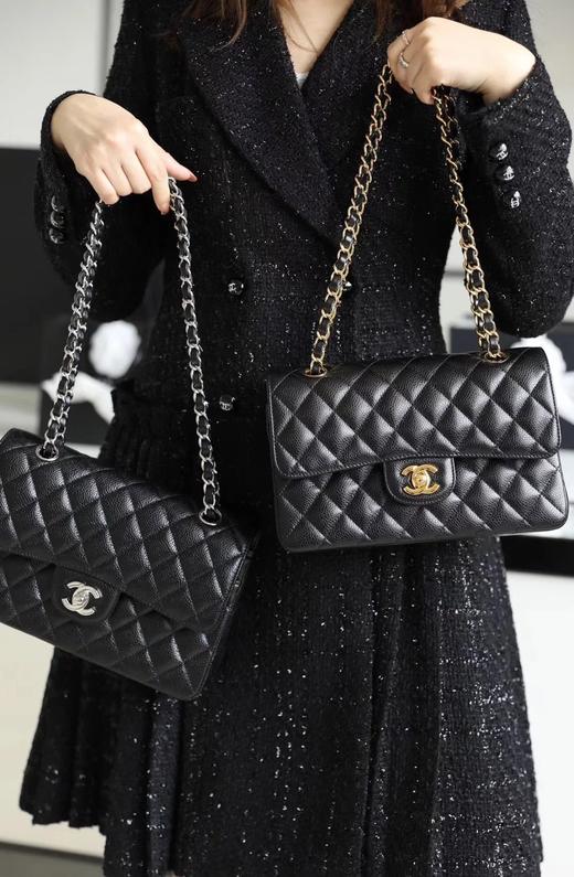 香奈儿-CF黑球银，虫洞酒红内里，德机手工双C，交接处“双线”流畅圆润～（LZ*MM） 商品图1