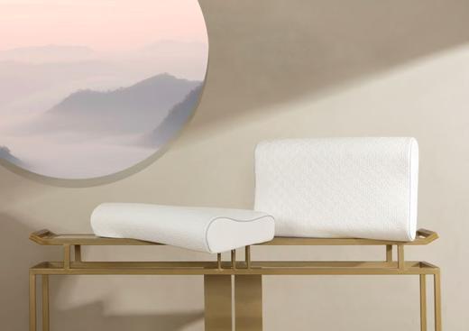 8F梦洁颈无忧亚麻基记忆枕；鸿运2.0 35*57 商品图0