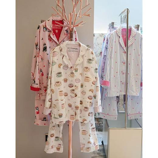 官网699！断码P.J.Sawage 2025新款秋冬双面磨毛保暖睡衣套装女 轻柔棉质月子服家居服pjs 商品图4