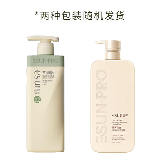 安安国际茶树精油控油去屑洗发露1KG*2瓶 商品图2