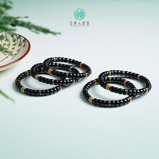 和田玉单圈手串-直切手串约5*7# 商品图0