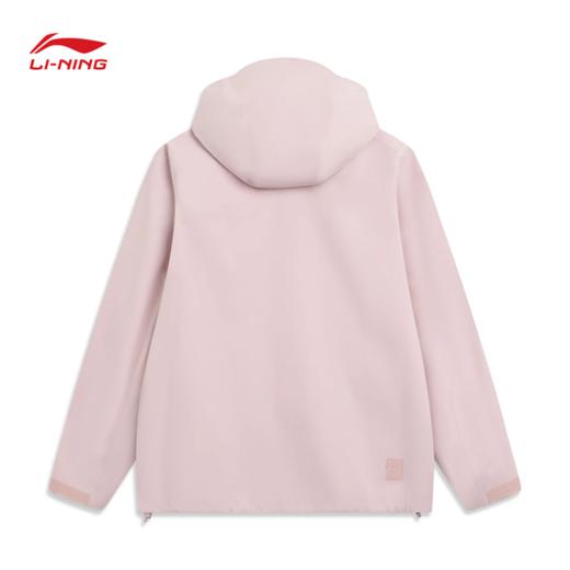 李宁户外CF溯｜万龙甲冲锋衣黑龘女子反光防暴风雨排湿宽松单层冲锋衣AEMV040 商品图5