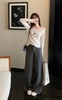 热门款~高级感设计叠褶秋冬西装裤百搭阔腿裤 商品缩略图8