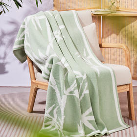 罗莱悦礼 竹林听风零压毯 100*140cm