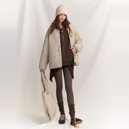 棉仓367608003-舒适空气层拉链卫衣 商品图3