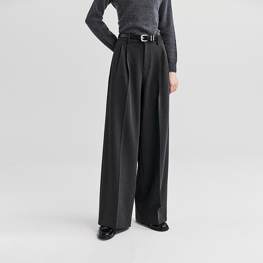 棉仓366618027-设计感西装阔腿裤上新 商品图1